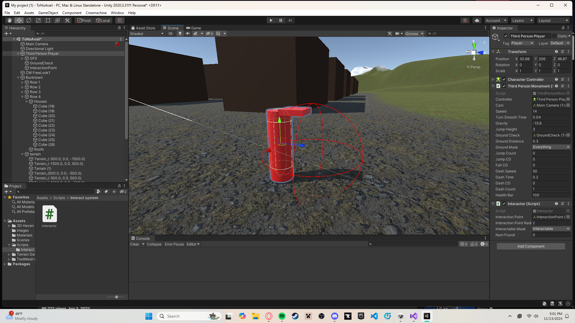 Interaction system from a technical side